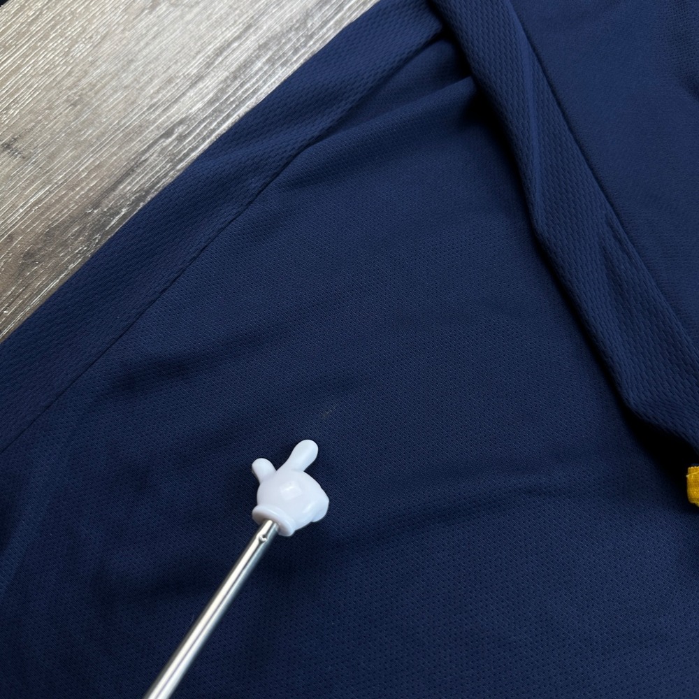 Adidas Nashville Predators NHL Quarter Zip Pullover Navy Blue Mens 2XL Hockey - Picture 8 of 8